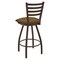 Holland Bar Stool Co 30" Swivel Bar Stool, Brnz Finish, Canter Saddle Seat X410 - alternate 4